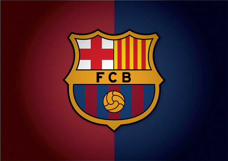 Kỳ phùng địch thủ của Real Madrid - logo của Barcelona